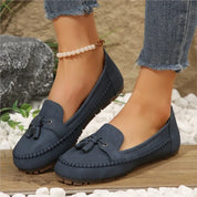 Damen Orthopädische Mokassins – Bequeme Slipper mit Dämpfung und Fußunterstützung