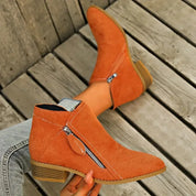 Damen Ankle Boots mit niedrigem Absatz – leicht, stilvoll und komfortabel für den Alltag