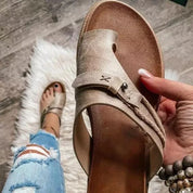 Damen Zehensteg-Sandalen – bequeme Sommer-Slides für den Alltag