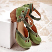 Damen Orthopädische Sandalen mit Absatz – Komfortschuhe mit Riemen und Fußgewölbeunterstützung