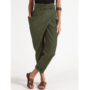 Damen Wickelhose mit hohem Bund