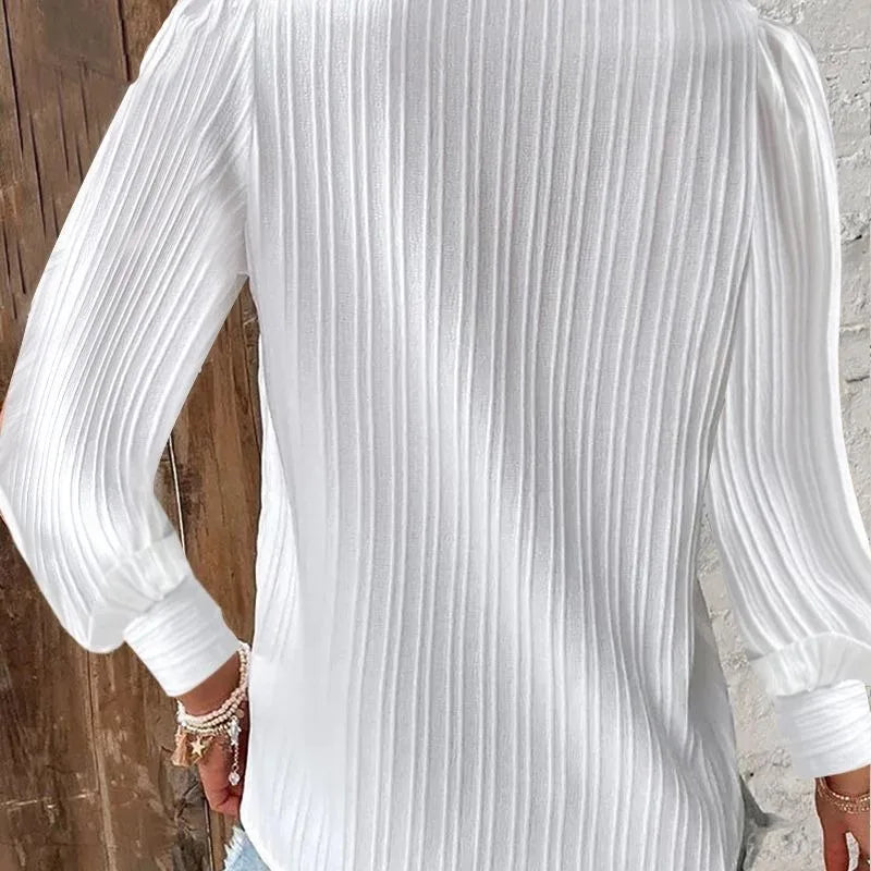 Damen Bluse elegant mit Spitzendetails