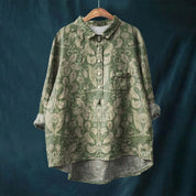 Damen Blusenhemd mit Blumenmuster
