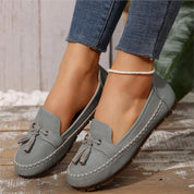 Damen Orthopädische Mokassins – Bequeme Slipper mit Dämpfung und Fußunterstützung