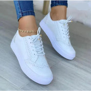 Damen Plateau-Sneaker mit Schnürung