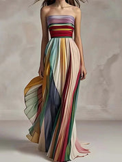 Damen Maxi-Trägerkleid – Eleganz und Leichtigkeit für besondere Anlässe