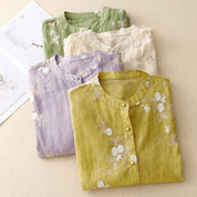 Damen Bluse mit Stickerei – leicht, luftig und elegant