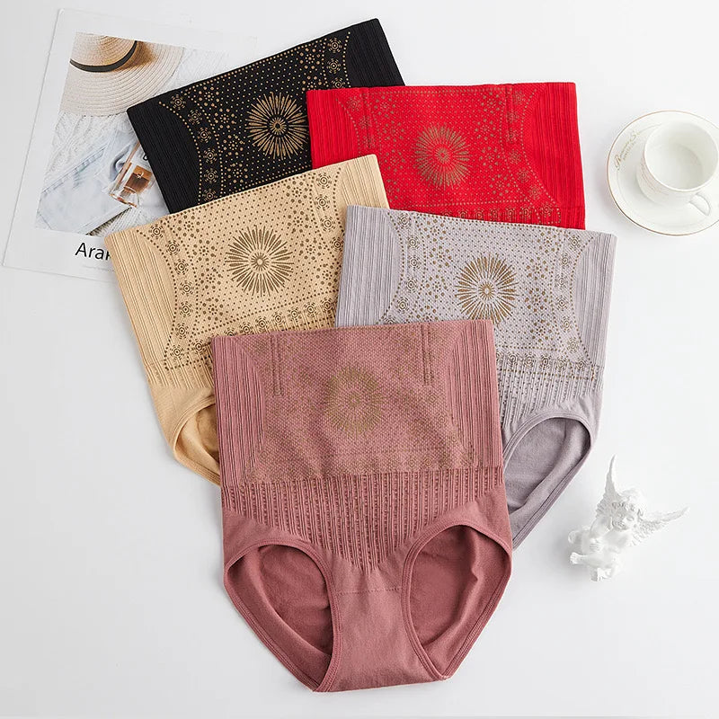 Shapewear Slip mit hohem Bund – nahtlose figurformende Unterwäsche für Bauch und Taille