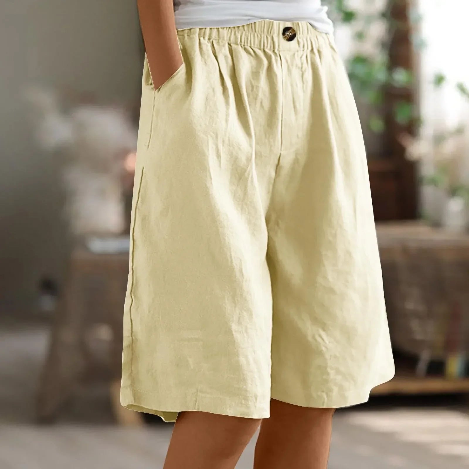 Damen Leinen-Shorts – Leichtigkeit und Freiheit im Sommerstil