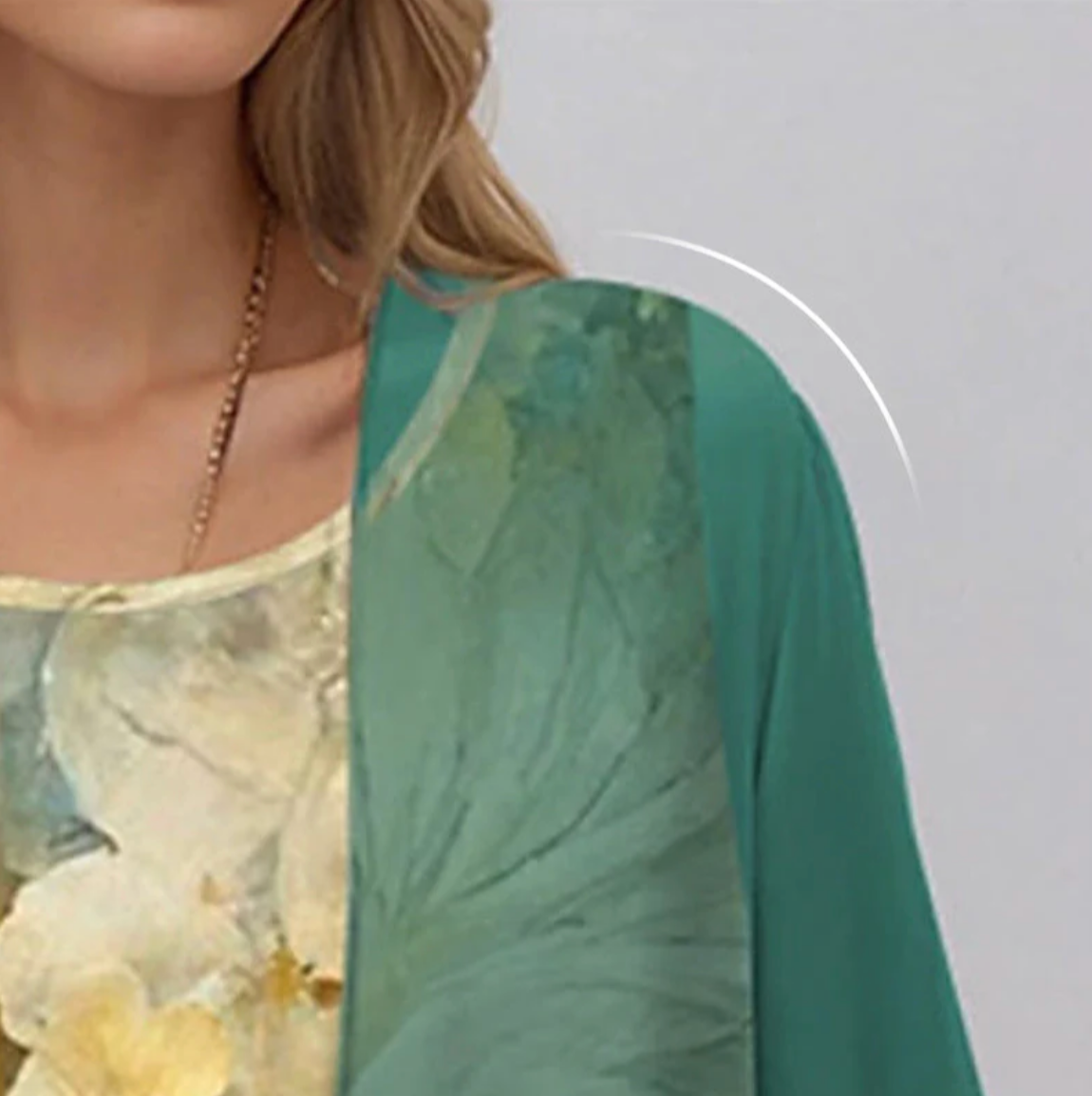 Damen-Set: Kleid mit Überwurf
