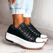 Damen Plateau-Sneaker – bequeme Sportschuhe mit Dämpfung und Fußunterstützung