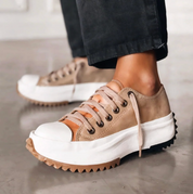 Damen Plateau-Sneaker – bequeme Sportschuhe mit Dämpfung und Fußunterstützung