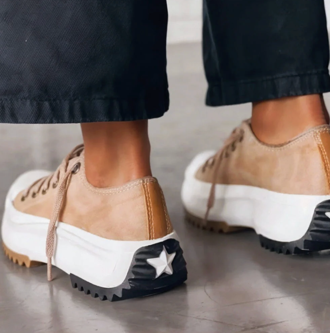 Damen Plateau-Sneaker – bequeme Sportschuhe mit Dämpfung und Fußunterstützung