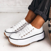 Damen Plateau-Sneaker – bequeme Sportschuhe mit Dämpfung und Fußunterstützung