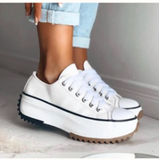 Damen Plateau-Sneaker – bequeme Sportschuhe mit Dämpfung und Fußunterstützung