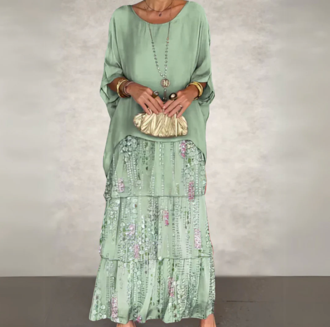 Damen Maxi-Kleid mit Rüschen – Elegant, Leicht und Lässig für den Sommer
