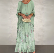 Damen Maxi-Kleid mit Rüschen – Elegant, Leicht und Lässig für den Sommer