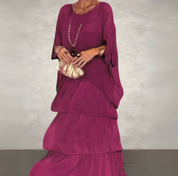 Damen Maxi-Kleid mit Rüschen – Elegant, Leicht und Lässig für den Sommer