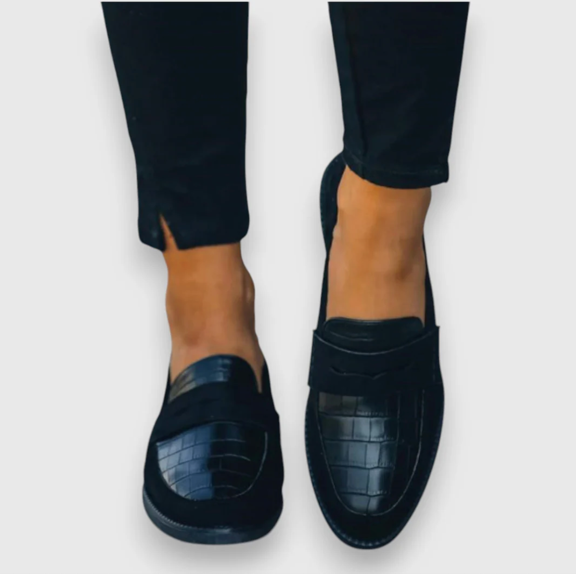 Damen Mokassins zum Hineinschlüpfen – elegante Halbschuhe mit weicher Einlegesohle und leichter Laufsohle