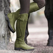 Damen Hohe Stiefel Wasserdicht – Komfortable Stiefel mit Reißverschluss und Rutschfester Sohle