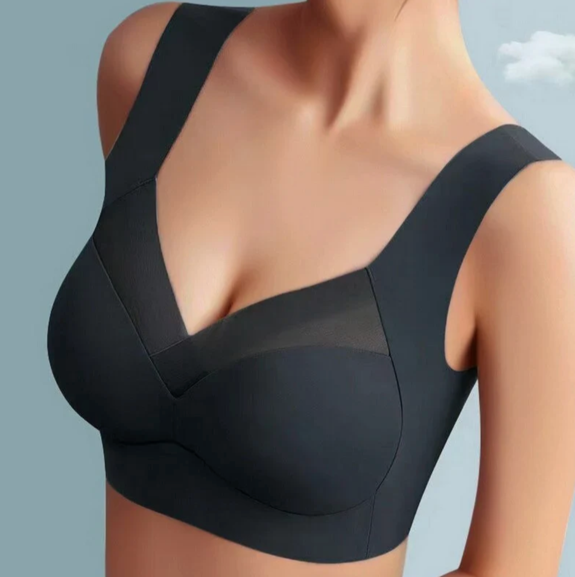 Nahtloser Push-up BH – weicher Soft-BH ohne Bügel mit modellierendem Effekt