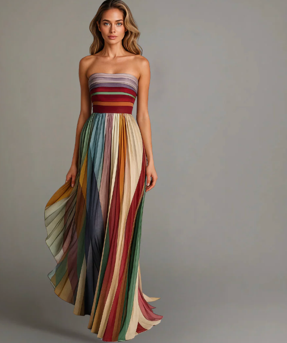 Damen Maxi-Trägerkleid – Eleganz und Leichtigkeit für besondere Anlässe