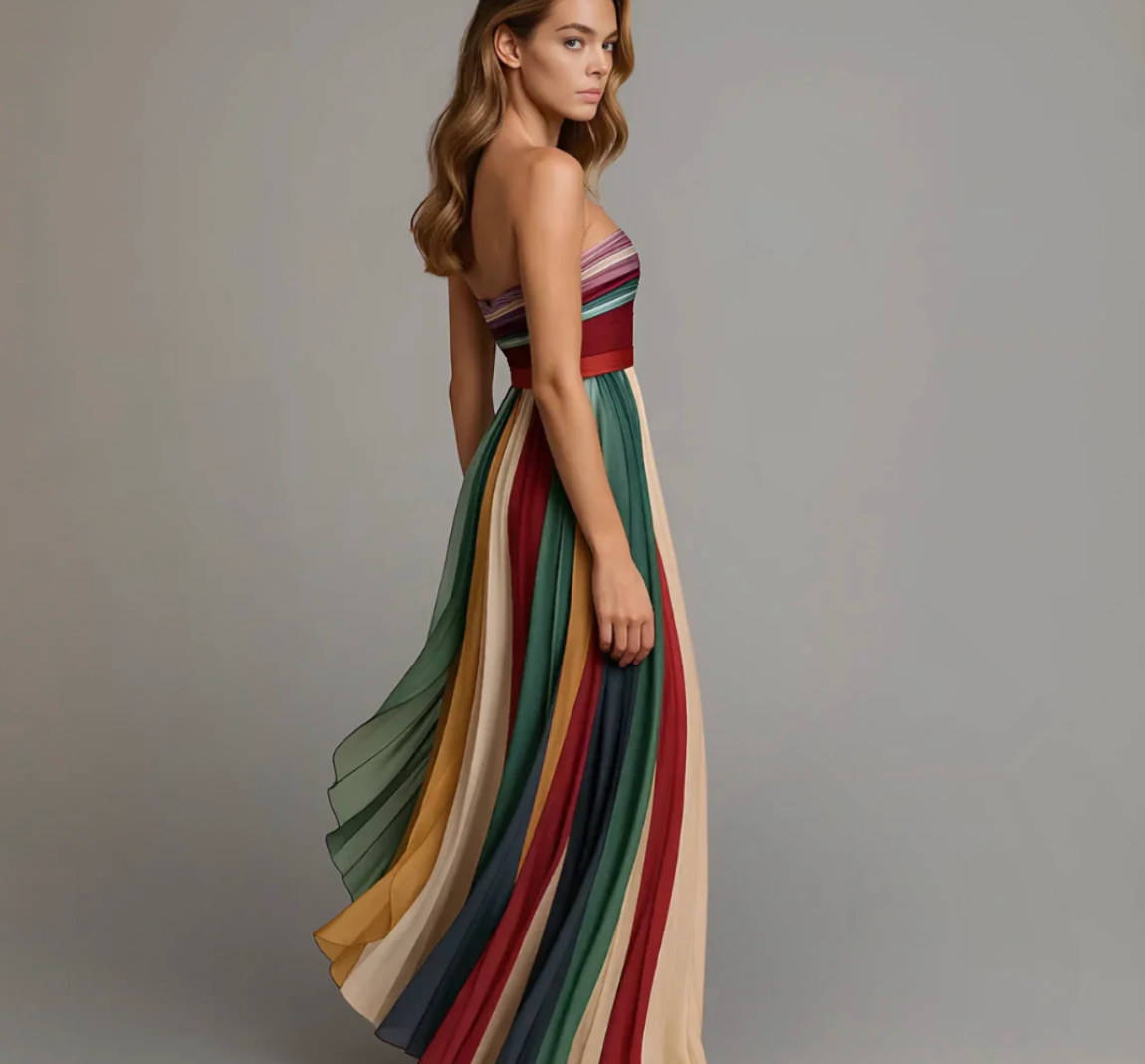 Damen Maxi-Trägerkleid – Eleganz und Leichtigkeit für besondere Anlässe