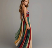 Damen Maxi-Trägerkleid – Eleganz und Leichtigkeit für besondere Anlässe