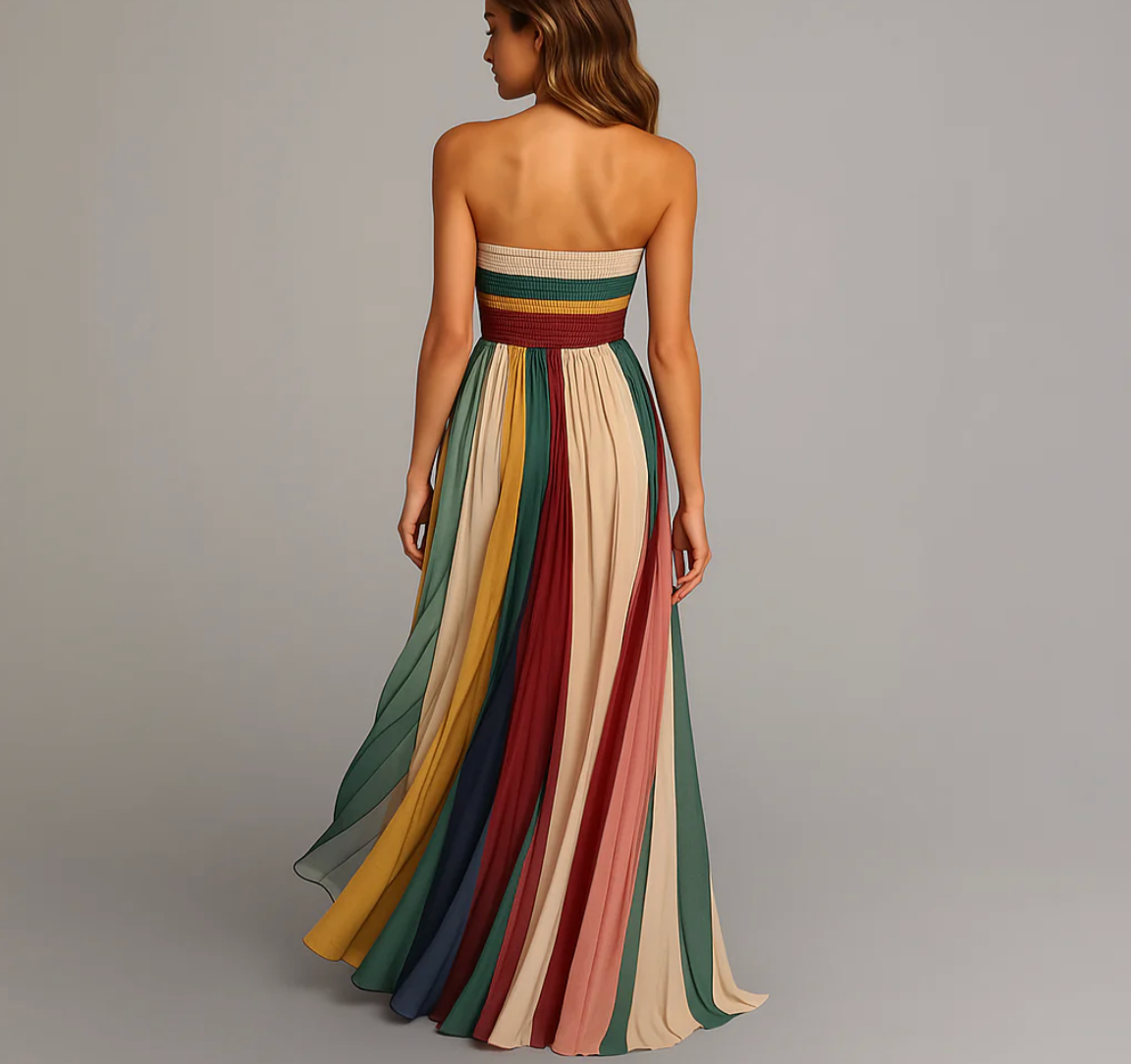 Damen Maxi-Trägerkleid – Eleganz und Leichtigkeit für besondere Anlässe