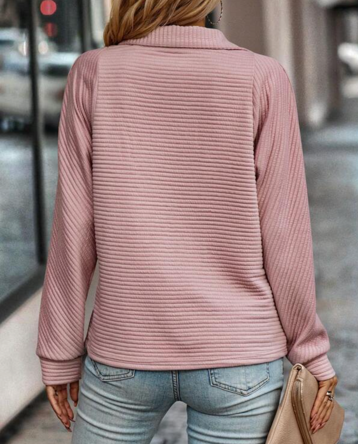 Damen Strickpullover mit Reißverschluss – elegant und funktional