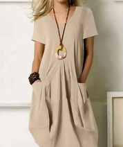 Damen Sommerkleid mit Taschen – leicht, bequem und lässig