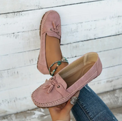 Damen Orthopädische Mokassins – Bequeme Slipper mit Dämpfung und Fußunterstützung