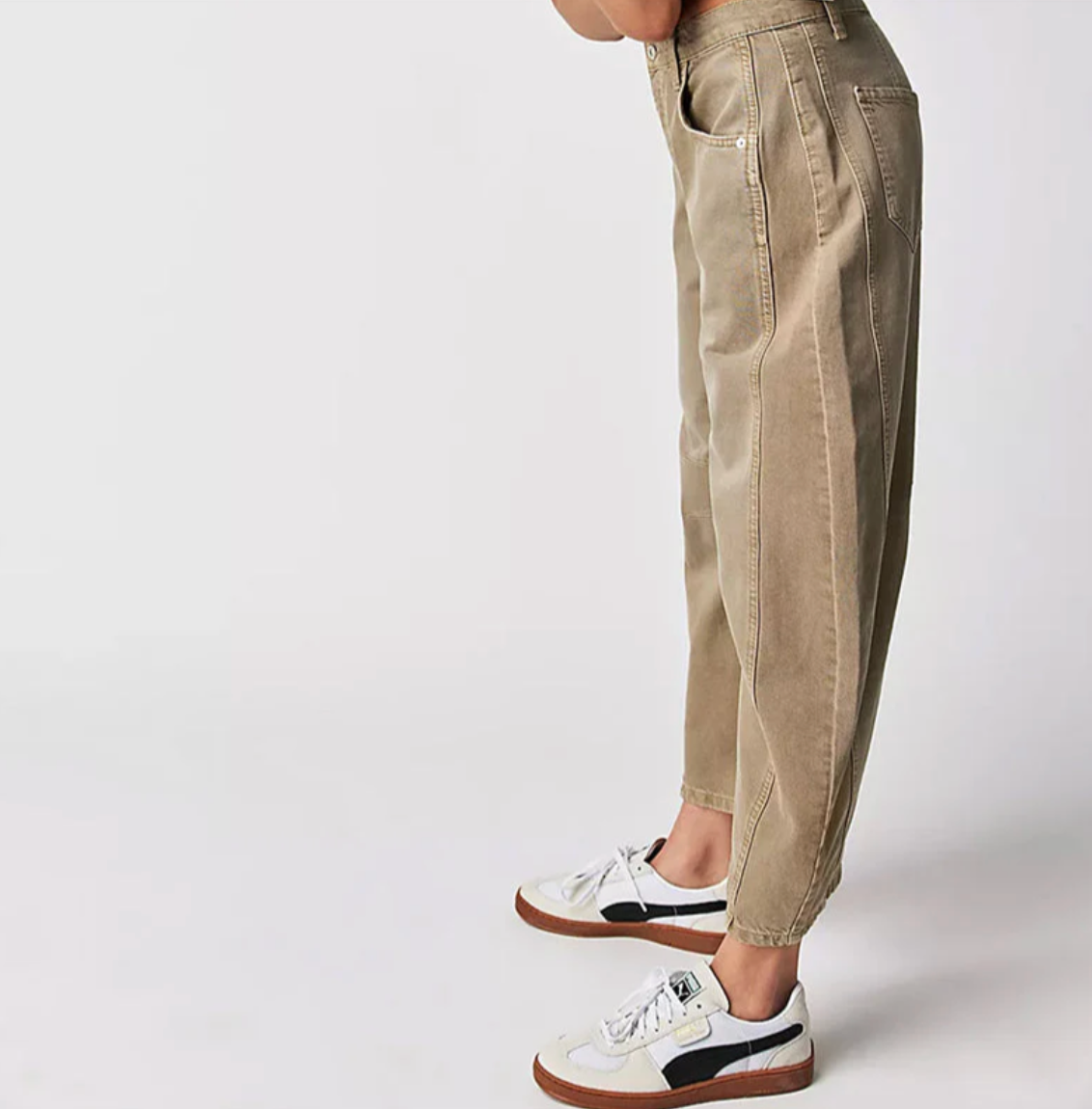 Damen Barrel-Leg Jeans mit hohem Bund – Weite Jeanshose im Oversize-Stil