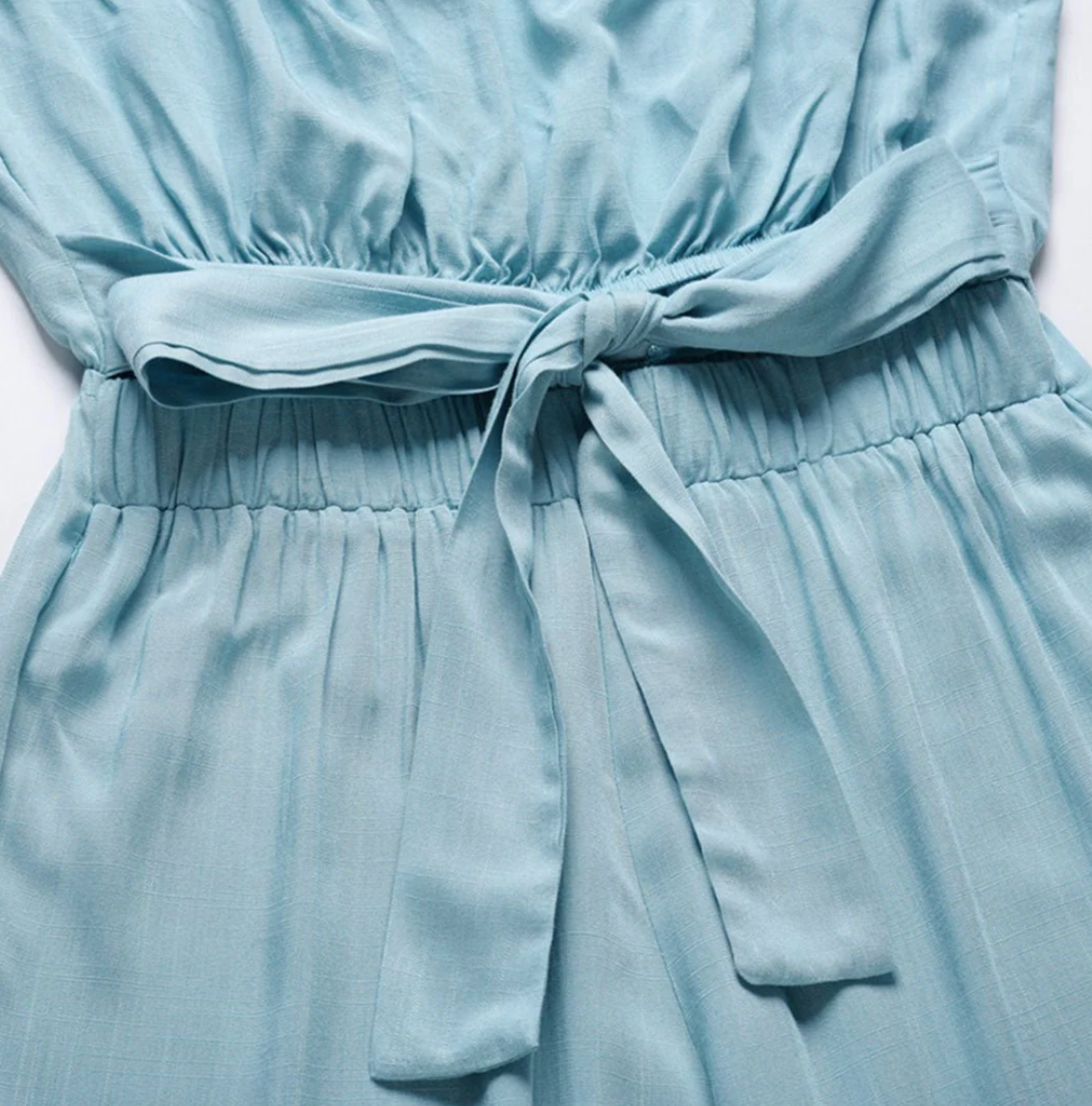 Damen Trägerloser Jumpsuit mit weiten Beinen