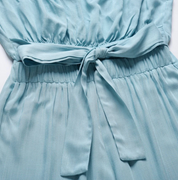 Damen Trägerloser Jumpsuit mit weiten Beinen