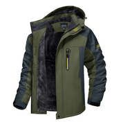 Wasserdichte Herren Winter-Trekkingjacke