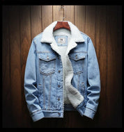 Herren Jeansjacke mit Futter