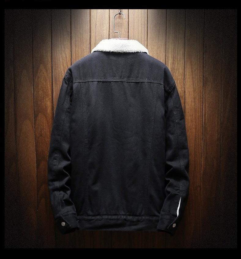 Herren Jeansjacke mit Futter