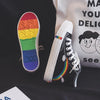 High-Top-Sneaker in Regenbogenfarben Rainbow