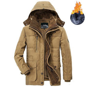 Herren Winterjacke mit Kapuze