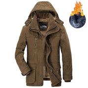 Herren Winterjacke mit Kapuze