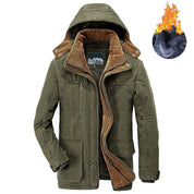 Herren Winterjacke mit Kapuze