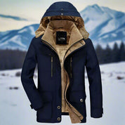 Herren Winterjacke mit Kapuze