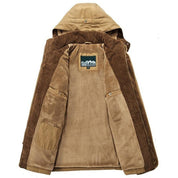 Herren Winterjacke mit Kapuze