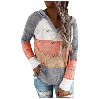 Strickpullover mit V-Ausschnitt