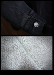 Herren Jeansjacke mit Futter