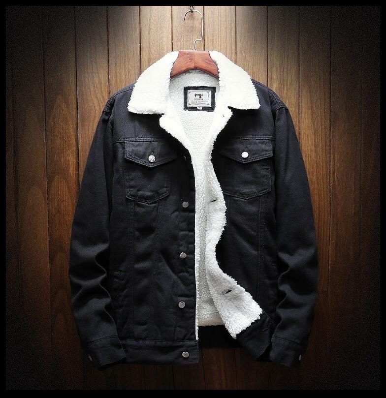 Herren Jeansjacke mit Futter