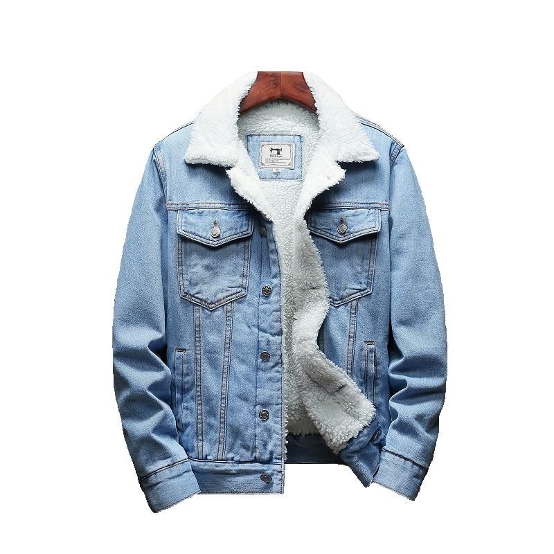 Herren Jeansjacke mit Futter